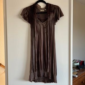 One World Brown Tie dye dress, size Large